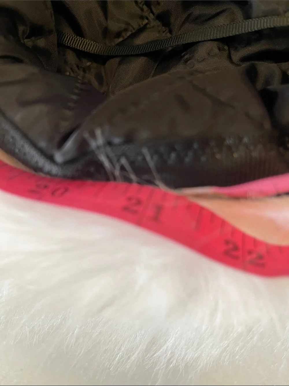 Cream Faux Fur Hat NWOT ( nobody has worn this before)